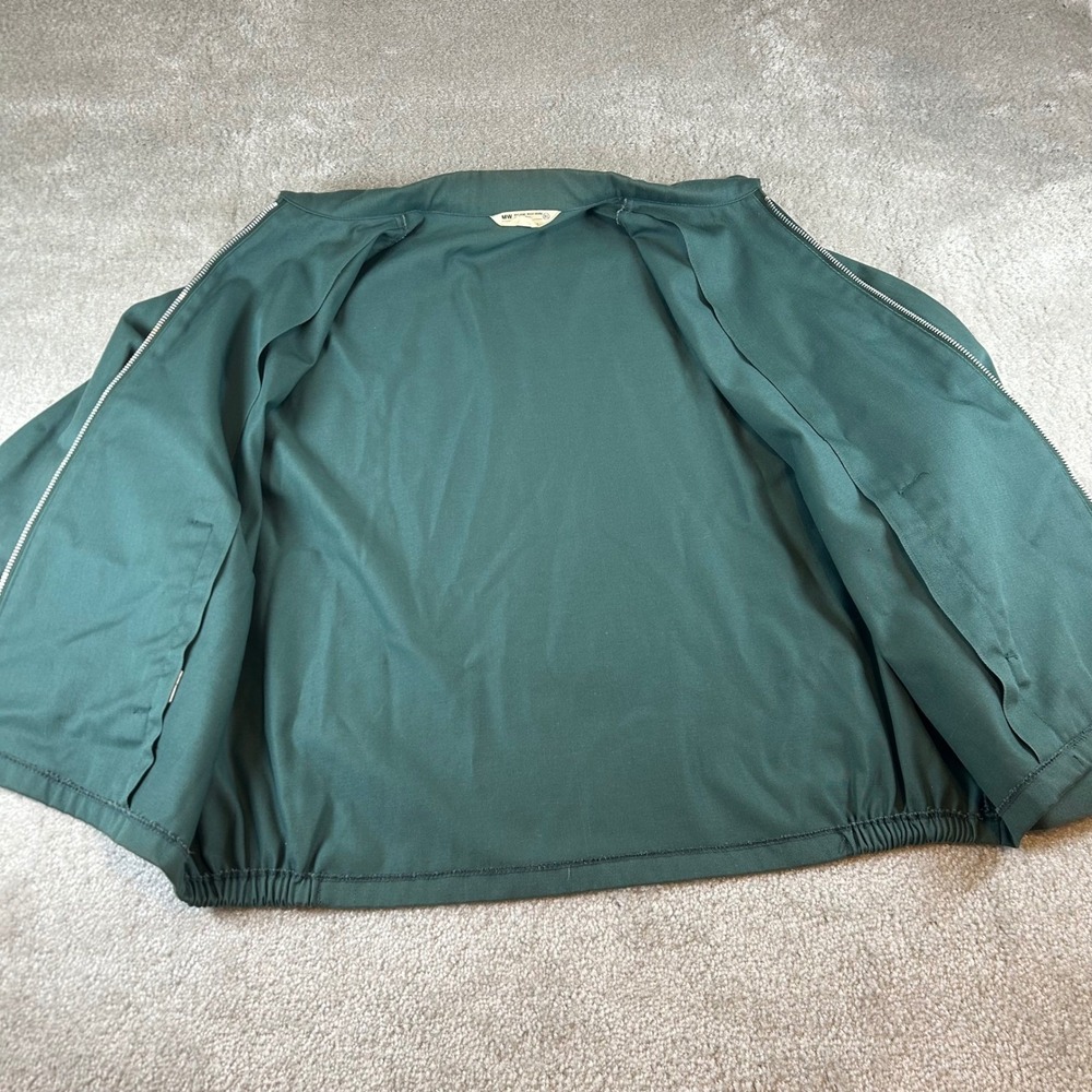 True Vintage 60s Big Mac Penn Prest Work Jacket Men's XL Green Full Zip Workwear - Picture 14 of 16